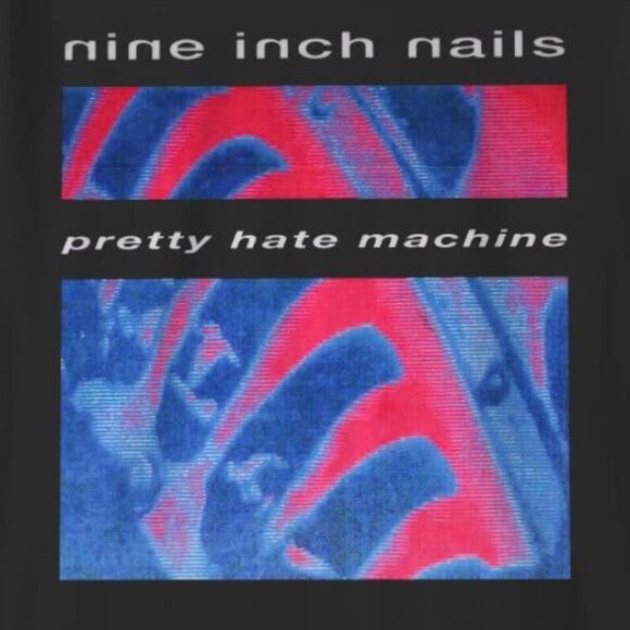 Nine Inch Nails Pretty Hate Machine 90s Graphic T-Shirt Rock Band Fan Gift Tee - Picture 2 of 5